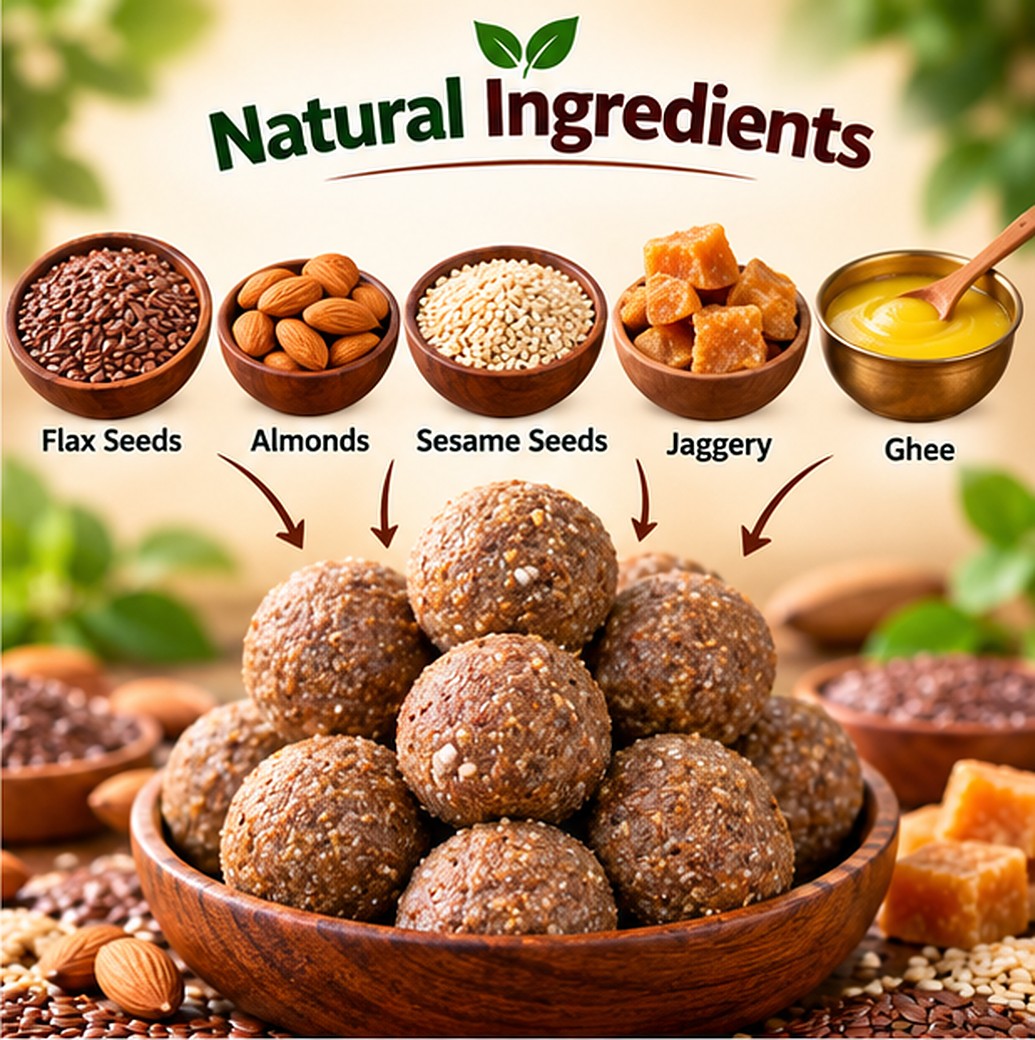 Flax Seeds Laddu photo 2